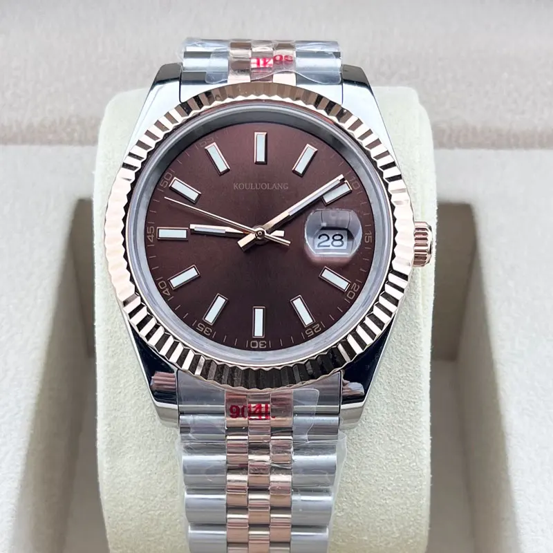 

36mm 41mm Rose Golden Jubilee Band Men's Watch Mechanical Watch Automatic Watch Waterproof Luminous Fashion Miyota 8215 Movement