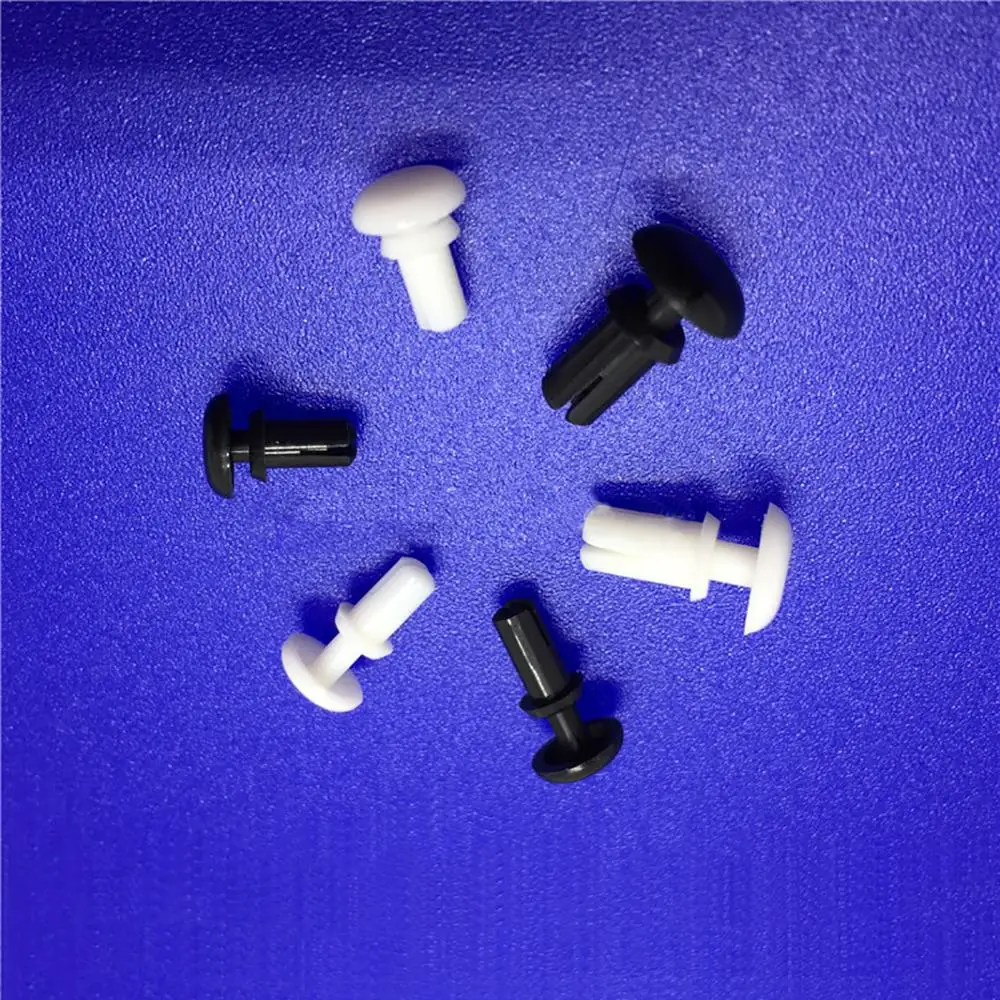 

20pcs Black/White Plastic Nylon Rivets Snap Rivets R-shaped Expansion Rivets For PC Board Fasteners