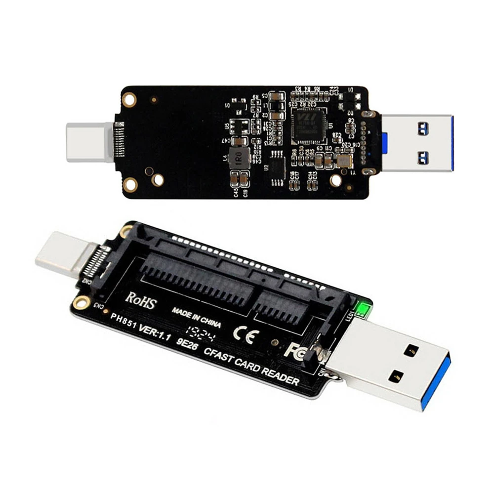 

CFast Card Reader for Desktop Laptop USB-C USB3.0 Card Adapter PCBA Type-C to CFast 2.0
