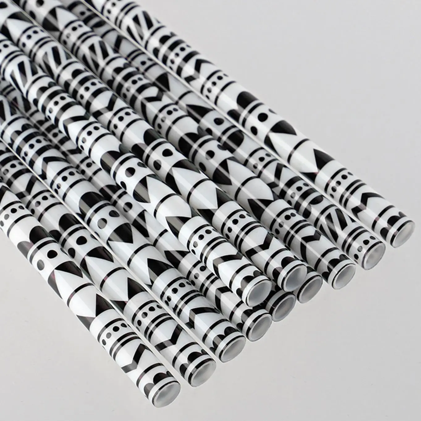 23cm Western Hard Plastic Reusable Straws Recyclable Water Tumbles Carton Pattern Straws For Party Accesorries 50pcs/lot