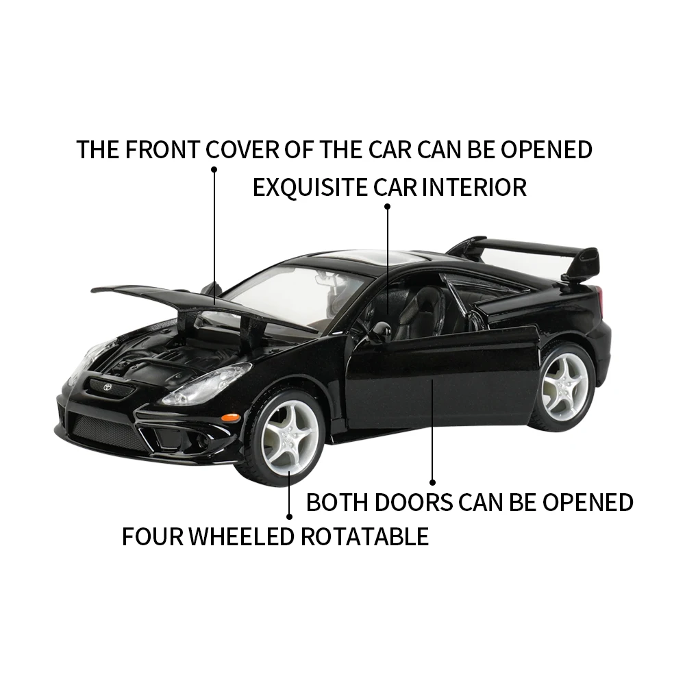 Фото Maisto 1:24 2004, Toyota Celica GT-S, статическая литая под давлением машина, Коллекционная модель автомобиля, игрушки №2