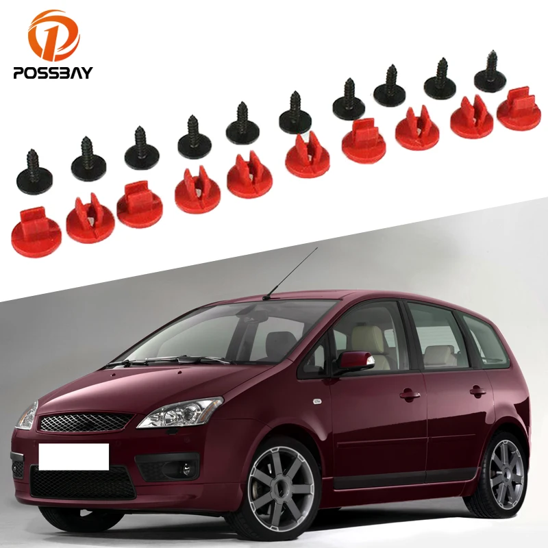 

Зажимы для нижней крышки автомобильного двигателя, защитная накладка для Ford Focus C-Max Mondeo Galaxy S-Max/Volvo S40 V50 C30 S60 S80, 20 шт.