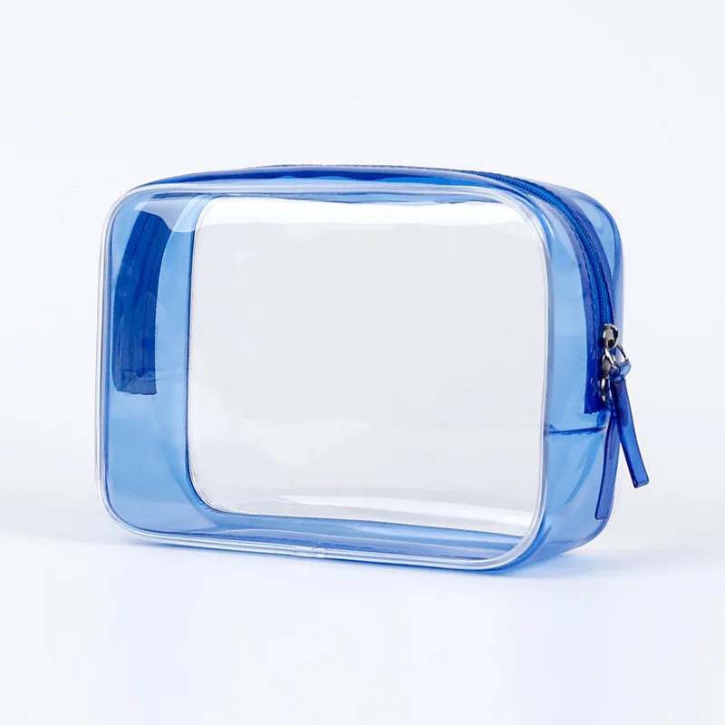 

Transparent Cosmetic Bag PVC Travel Make Up Organizer Storage Bath Toiletry Wash Bag Women Zipper Clear Makeup Bags Beauty Case