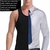 Men's Slimming Body Shapewear Corset Vest Shirt Compression Abdomen Tummy Belly Control Slim Waist Cincher Underwear Sports Vest 3