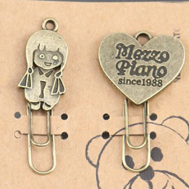 10 шт. металлические закладки для книг и