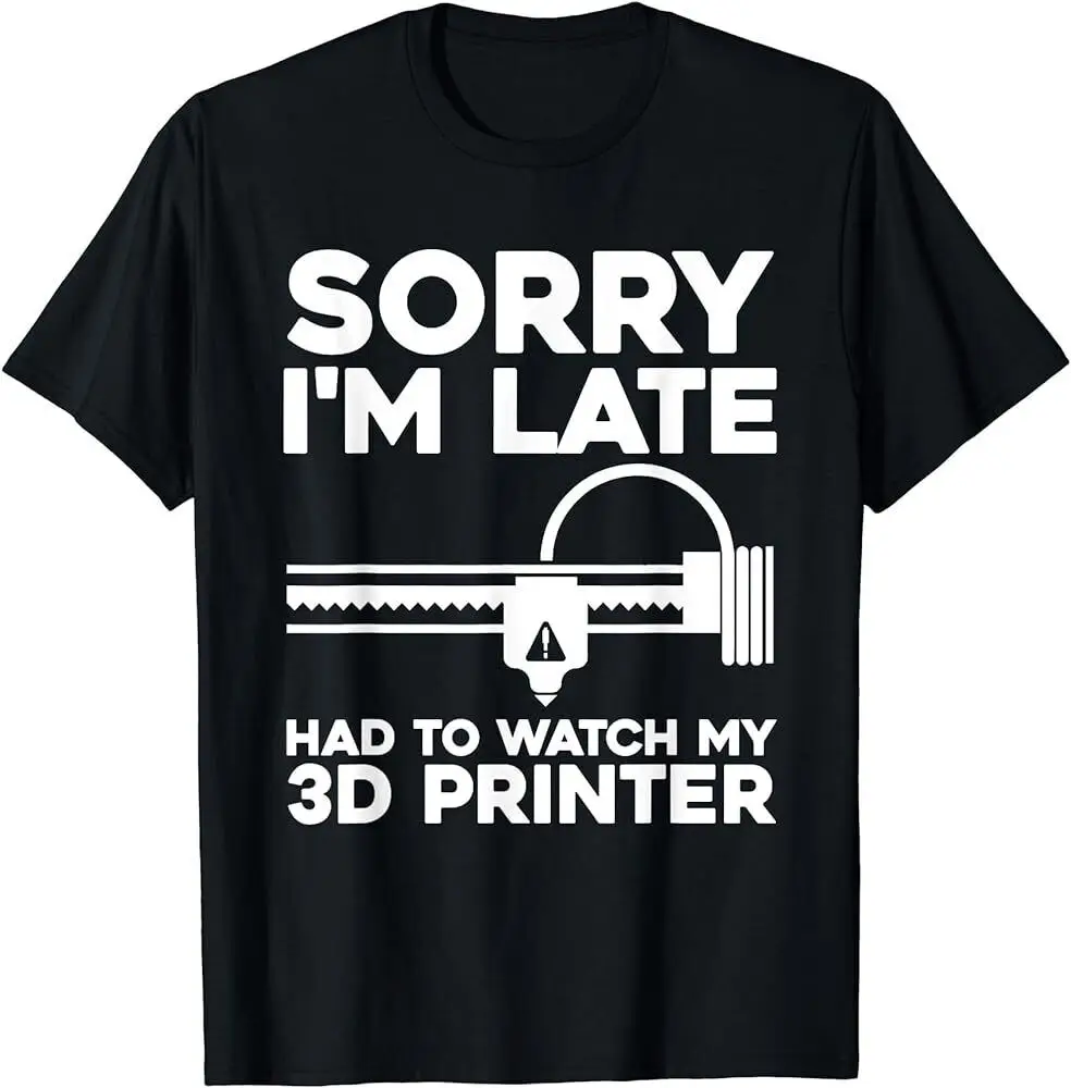 Забавный дизайн 3D-принтера для мужчин и женщин футболка с длинным или коротким