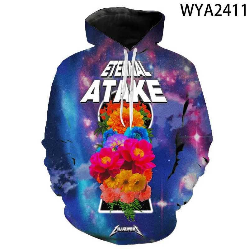 

2020 New Men Women Children Eternal Atake Hoodies Casual Fashion 3D Printed Pullover Hooded Sweatshirts Boy Girl Kids Tops