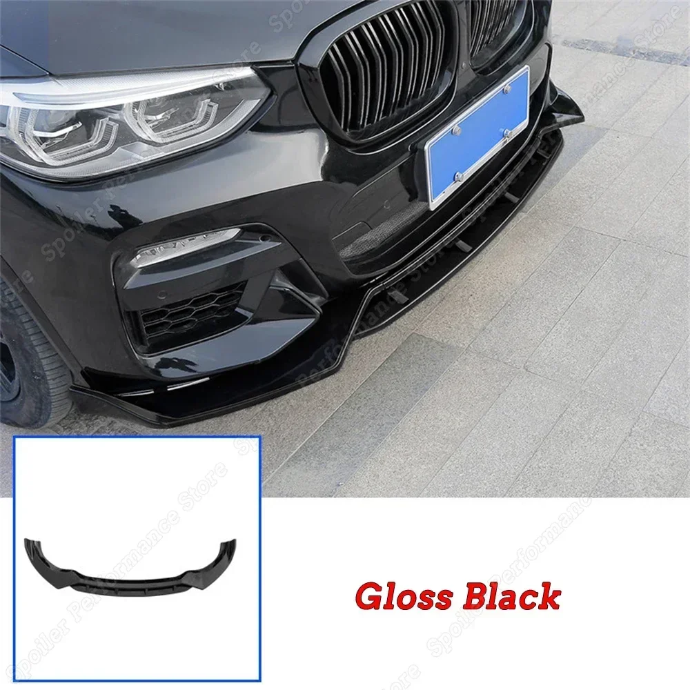 

Для BMW X3 X4 M40 G01 G02 M-performance передний бампер Lip Body Kit Внешняя отделка Canard Lip Splitter Custom 2017-2021 M-sport