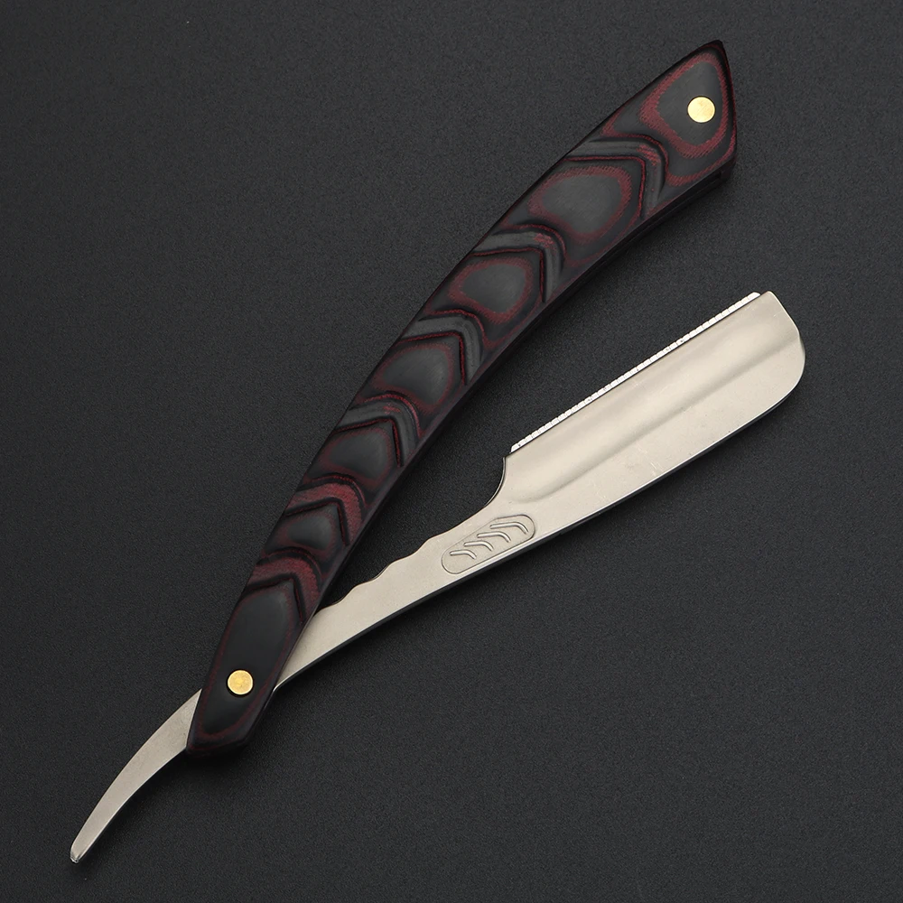 Деревянный триммер ручная бритва профессиональная с прямыми краями острый