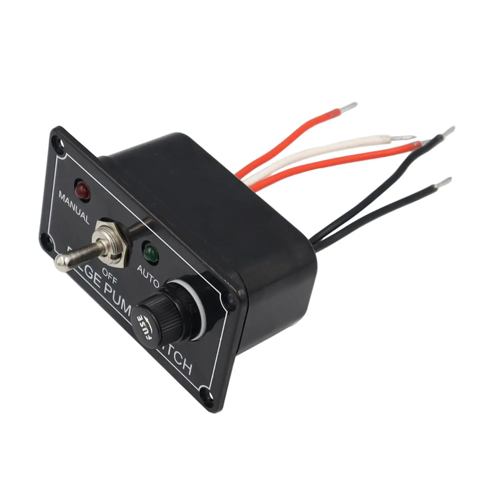 

Rocker Toggle Bilge Pump Switch Panel DC 12V 5A LED Indicator Manual/Off/Auto