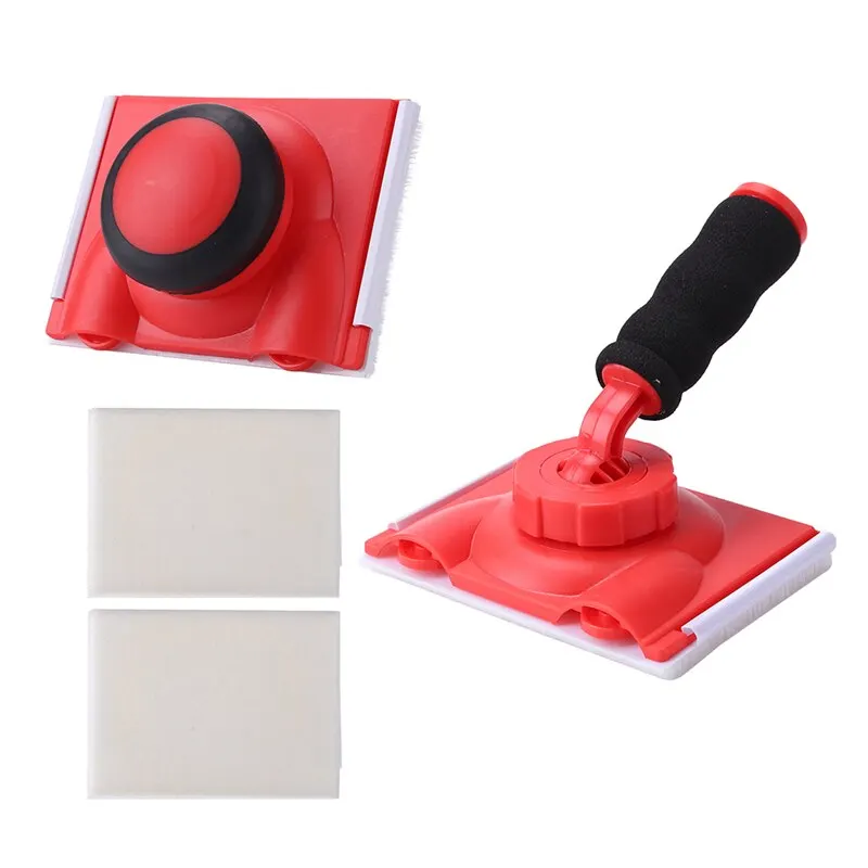 

Replaceable Paint Edger Latex Paint Edger Brushes Handle Can Connected with Telescopic Rod Home DIY Improvement Tool with roller