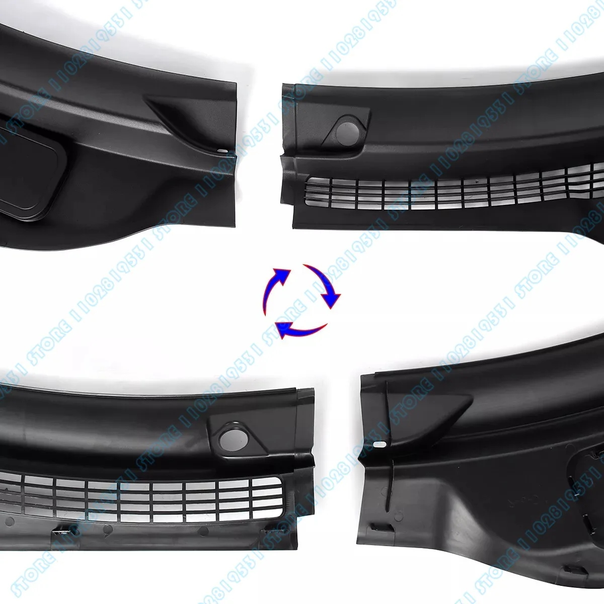 Для 2010-2016 R60 R61 BMW MINI Cooper Countryman Paceman крышка панели стеклоочистителя LHD 51719808095 51719808096 (art.: 3920cc8348d3e) - 3920cc8348d3e