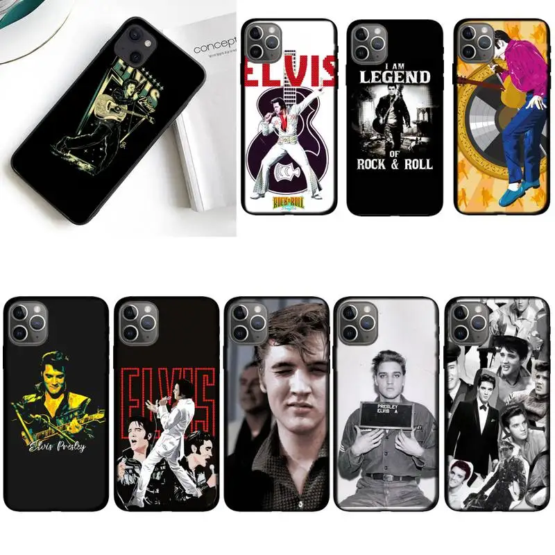 Superstar Elvis Presley Phone Case For iPhone 11 12 Mini 13 Pro XS Max X 8 7 6s Plus 5 SE XR Shell | Mobile Cases &amp Covers