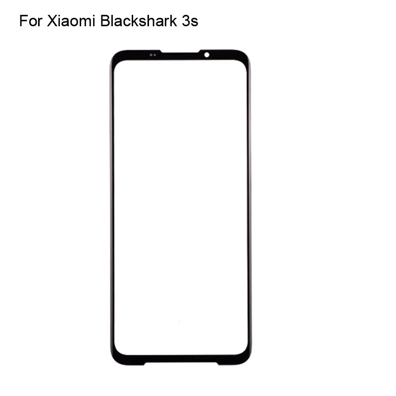

Внешний стеклянный объектив для Xiaomi Blackshark 3 s, сенсорный экран для Black shark 3 s, стеклянная крышка без гибкости экрана