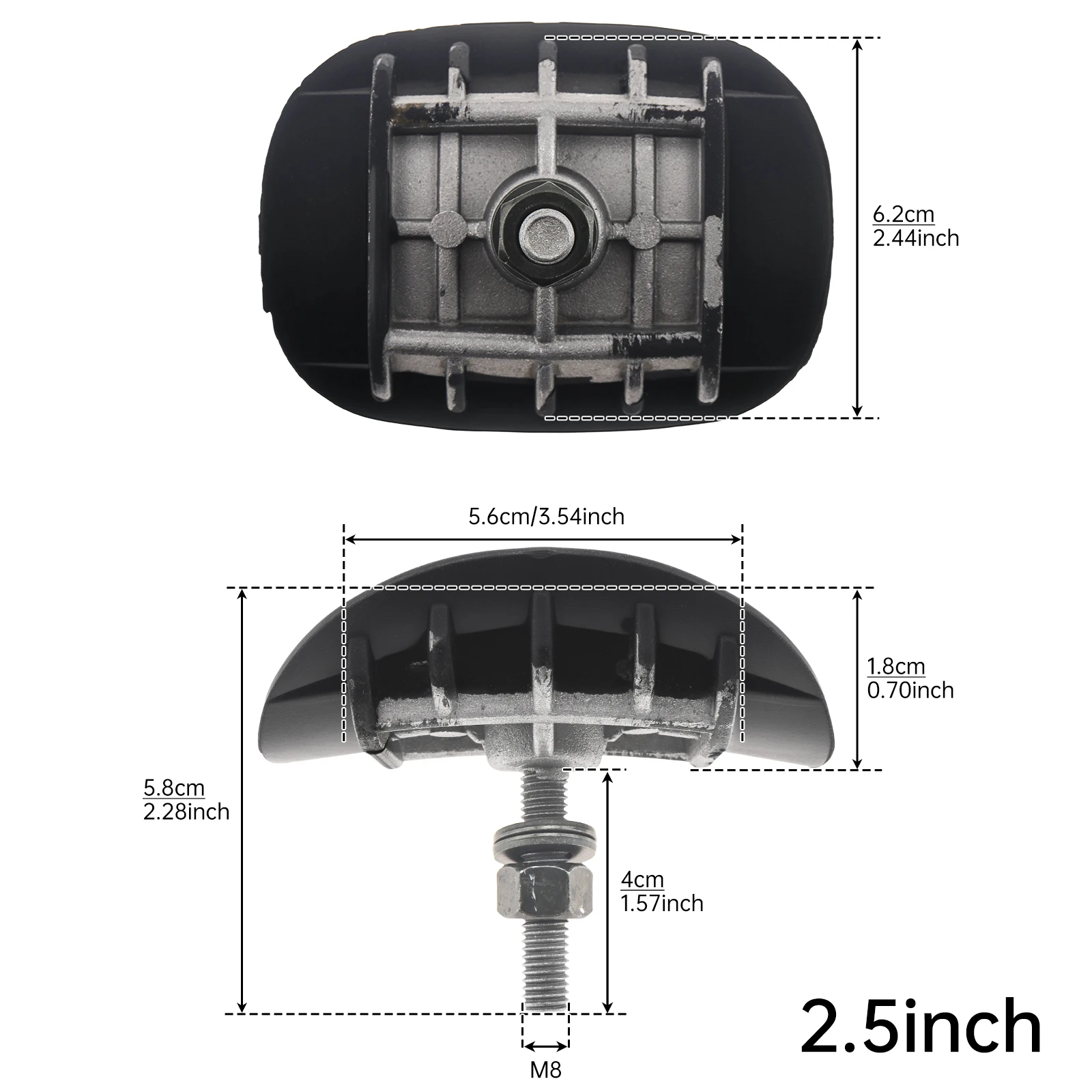 Цельный алюминиевый замок обода колеса для мотоцикла, квадроцикла, мотокросса, пит-байка 1,60 1,85 2,15 2,50 дюйма, противоскользящий замок для внутренних шин