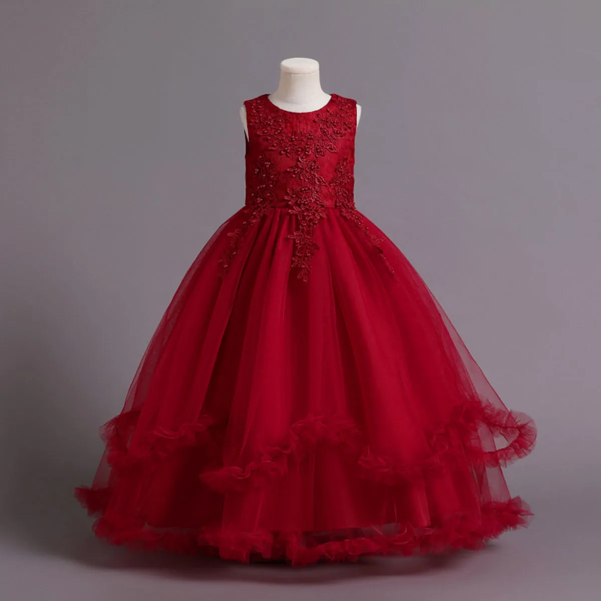 Кружевное цветочное платье Shiny Toddler для девочки