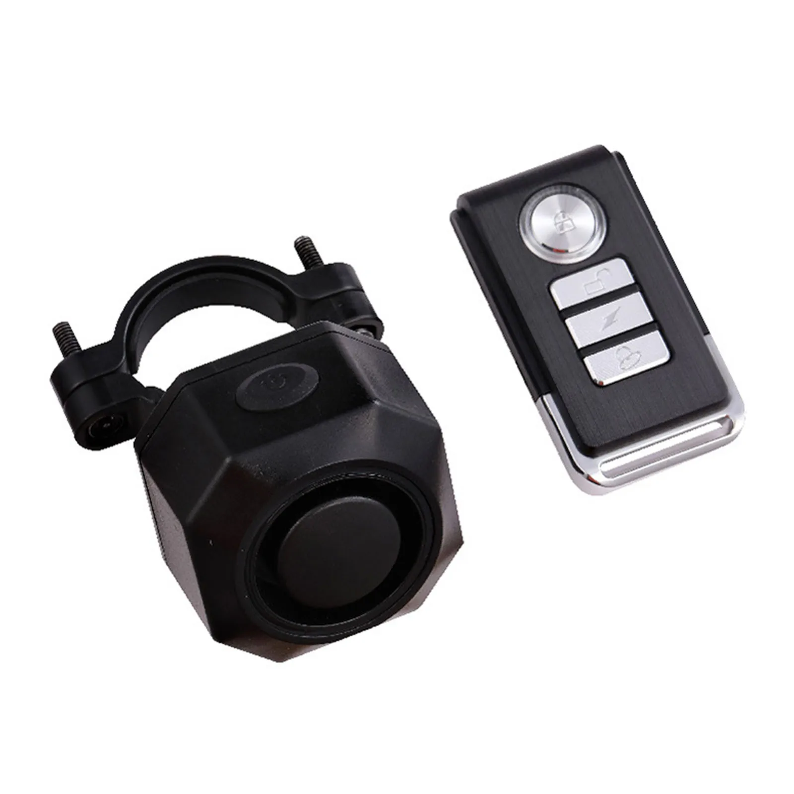 

Mini Bicycle Alarm Security System With Remote Control Installation Tools Set Rechargeable Vehicle Anti Theft Vibration Cycling