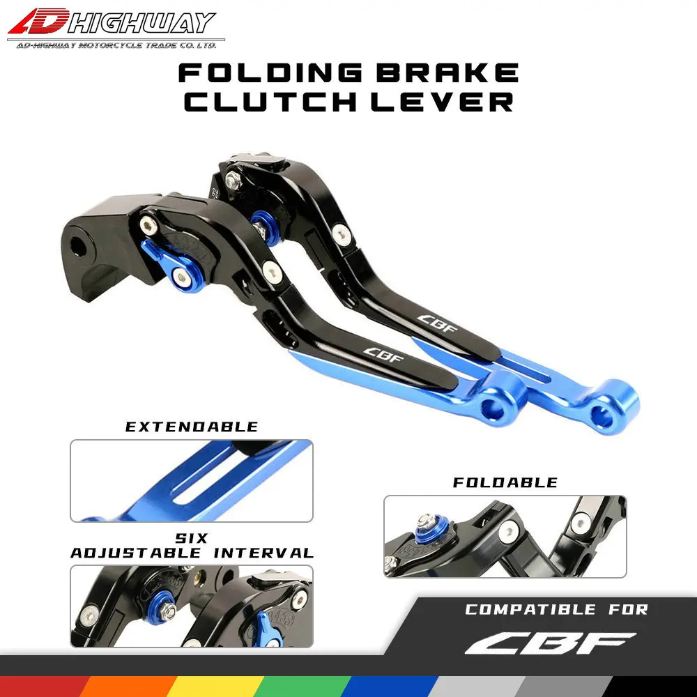 

20 Colors CNC Aliuminum Brake Adjustable Extendable Folding Brake Clutch Levers For HONDA CB600F 2007-2013 CBF 600 2010-2013