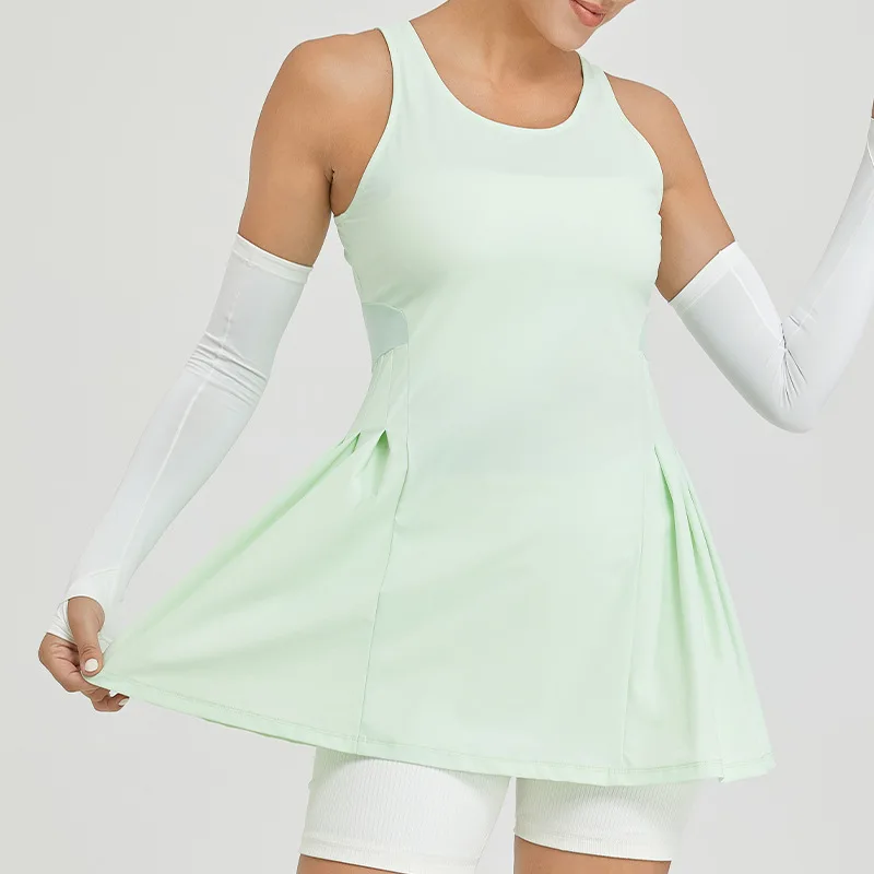 Легкая быстросохнущая цельная юбка Платье с тонкой талией Женская облегающая