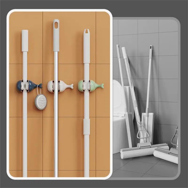 

Настенный держатель для швабры в форме Кита