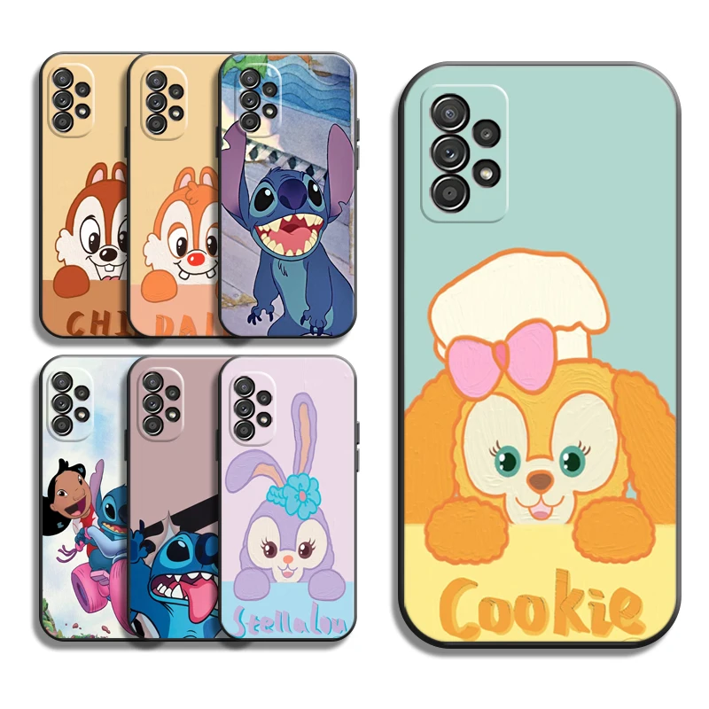 

Disney Cute Phone Cases For Samsung Galaxy A31 A32 A51 A71 A52 A72 4G 5G A11 A21S A20 A22 4G Coque Back Cover Soft TPU Carcasa