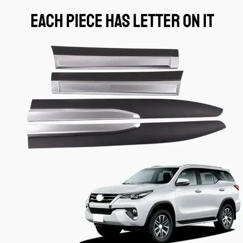 

Высококачественная защитная накладка на боковую дверь для Toyota Fortuner 2016-2019
