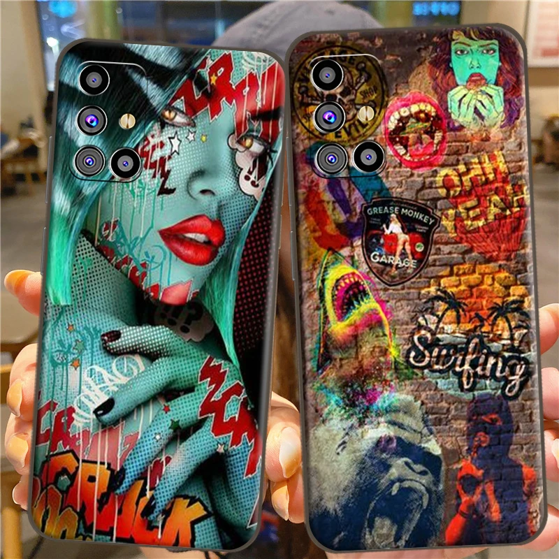 

Watercolor Beauty Painting For Samsung M30 S M31 M32 M52 M51 Soft Silicon Back Phone Cover Protective Black Tpu Case Back TPU