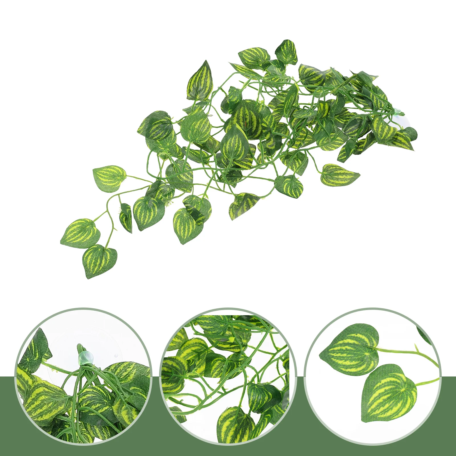 

Terrarium Reptile Vine Decor Aquarium Tank Decorations Leaves Accessory Snake Accessories Box Reptiles Ocean Animal Ornament