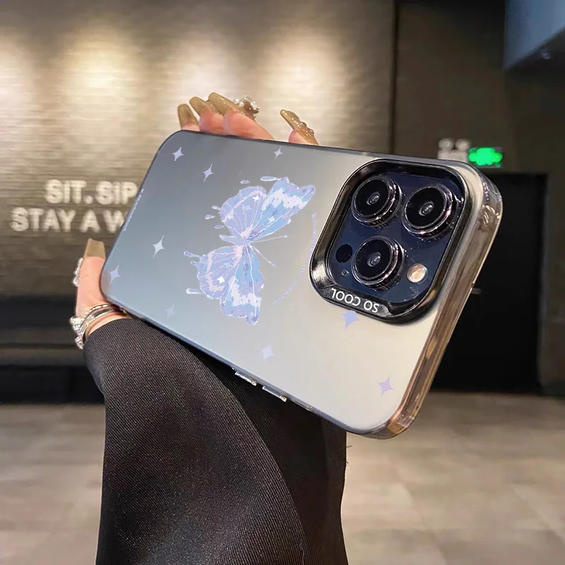 Чехол с цветочной бабочкой для OPPO A57 A18 A78 A58 A54 A16 A38 A54S A17 A79 A9 A8 F9 A53S A53 A60 A77 A74 A95 A76 A55 A52