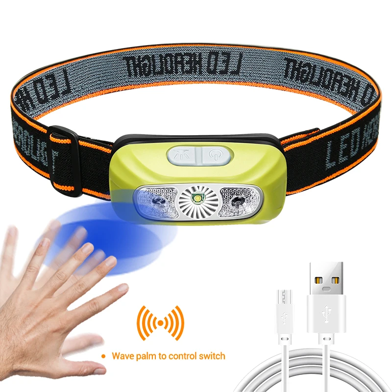 

LONGRIVER Мини перезаряжаемый налобный фонарь