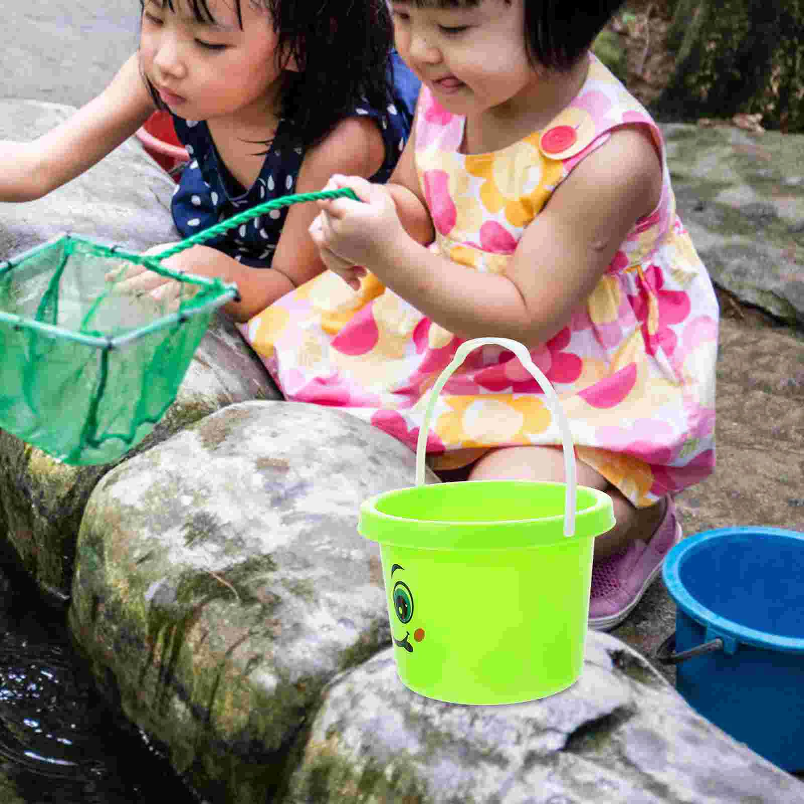 5 шт. пляжные игрушки ведро детский сад мальчик водные полипропиленовые