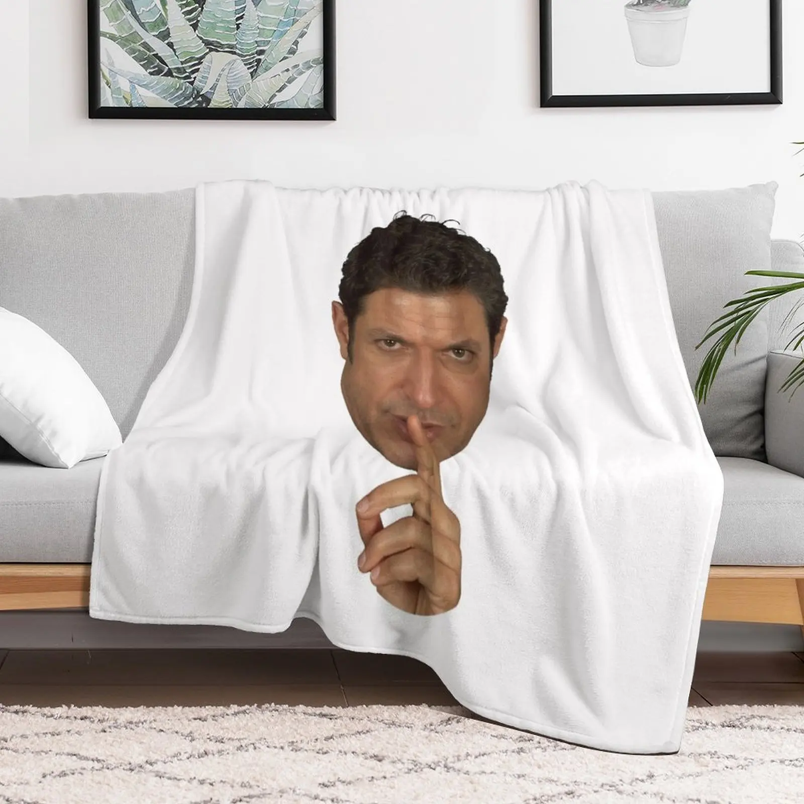 Модное декоративное диванное одеяло с изображением морщин Джеффа голдблама