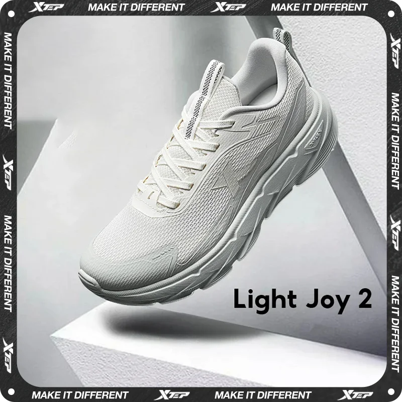 Фото Мужские кроссовки Xtep Light Joy 2, весна 2025 г., амортизирующая, нескользящая, износостойкая, профессиональная спортивная обувь 875119110018 №1