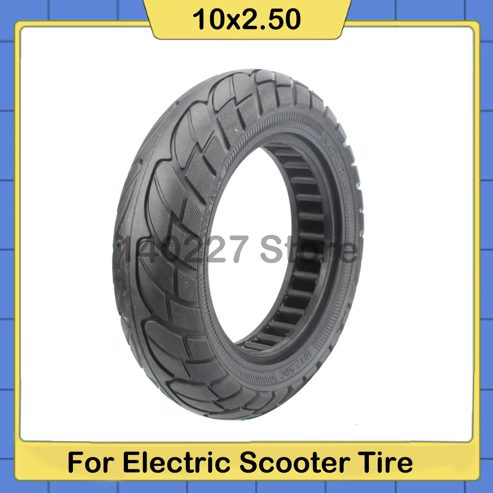 10-дюймовая твердая шина 10x2 50 сотовая для электрического скутера