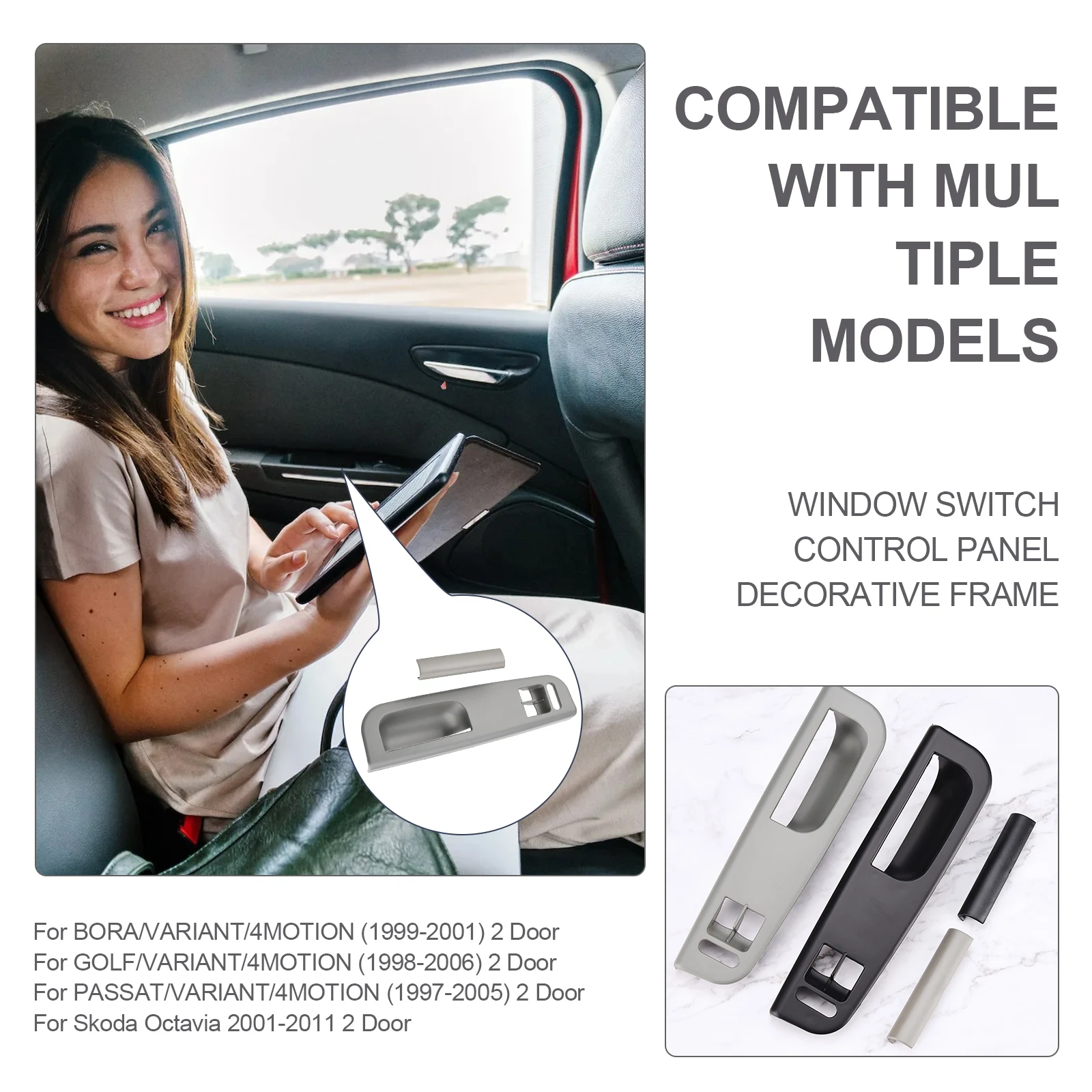 Передняя левая панель управления переключателем стекла Панель облицовкой с