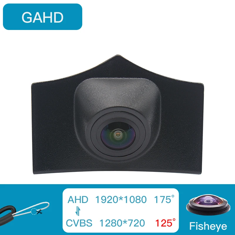 

HaiSunny 170 ° HD AHD 1080P камера переднего вида для Audi Q5 2013 2015 2016 2017 CCD CVBS Водонепроницаемая камера ночного видения для автомобиля