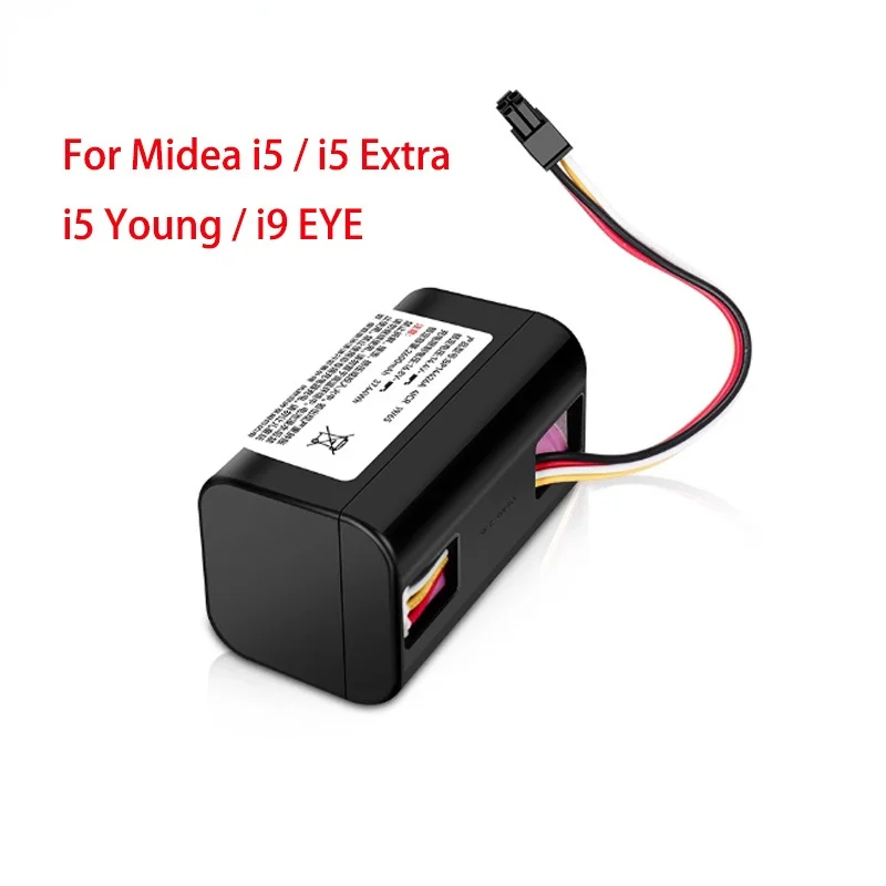 

2800mAh Battery For Midea i5 Blink,i5 Extra,i5 Young,i9 EYE i9EYE,i50 Pro Cleaner 14.4V 14.8V