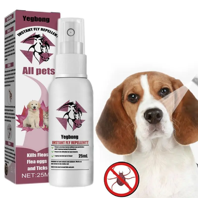 

Pet Skin Spray Fleas Tick And Mosquitoes Spray For Dogs Cats And Home Fleas Eliminator Control Prevention Treatments Protect