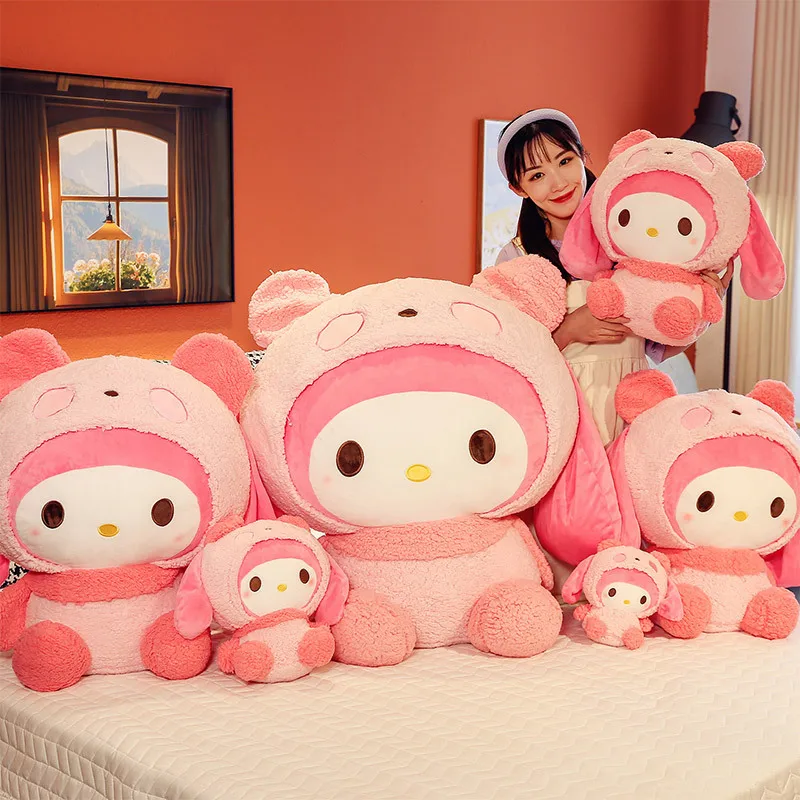 

Sanrio мультфильм Милая Мелодия плюшевые игрушки кукла девушка сердце Ragdoll подарок на день рождения Оптовая Продажа Детский Рождественский сю...