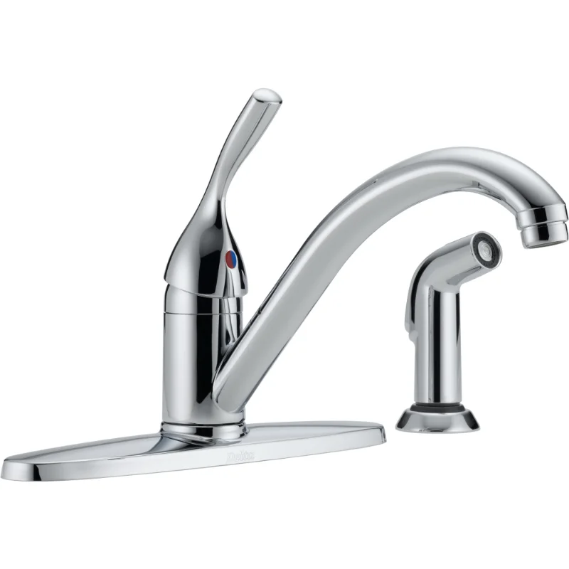 

400-Dst Classic Kitchen Faucet - Chrome Kitchen Sink Faucet Water Tap Kitchen Accessories