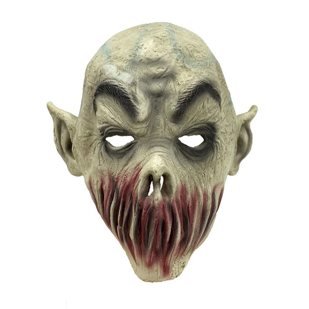 

Halloween Horror Mask Masquerade Ghastly Cosplay Zombie Creepy Scary Latex Helmet Adult Unisex Headgear Party Props Accessories