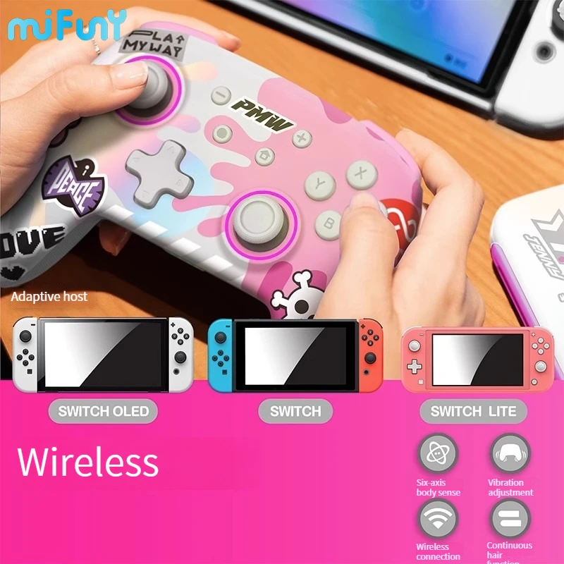 

Беспроводной геймпад MIFUNY, портативный Bluetooth-геймпад с соединением, высокая точность, улучшенный игровой процесс