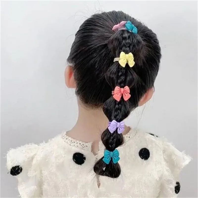 

Bows Rubber Bands Baby Kids Elastic Bobbles Girls Hair Bobbles cute School