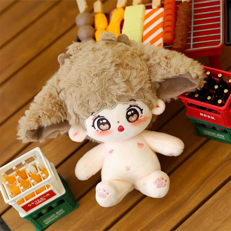 

Хлопковая кукла с выражением сюрприза, 20 см, Симпатичные Уши животных, мягкие плюшевые игрушки, кукла, плюшевые игрушки, поклонники, коллекционные подарки