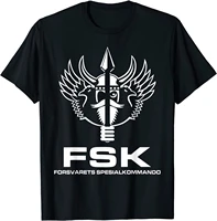 norway navy fsk vikings special forces t shirt high quality cotton large sizes breathable top loose casual t shirt new s 3xl