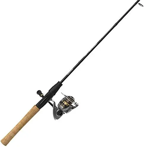 

Spinning Reel and Fishing Rod Combo, Graphite Rod with Cork Handle, Continuous Anti-Reverse Clutch Fishing Reel