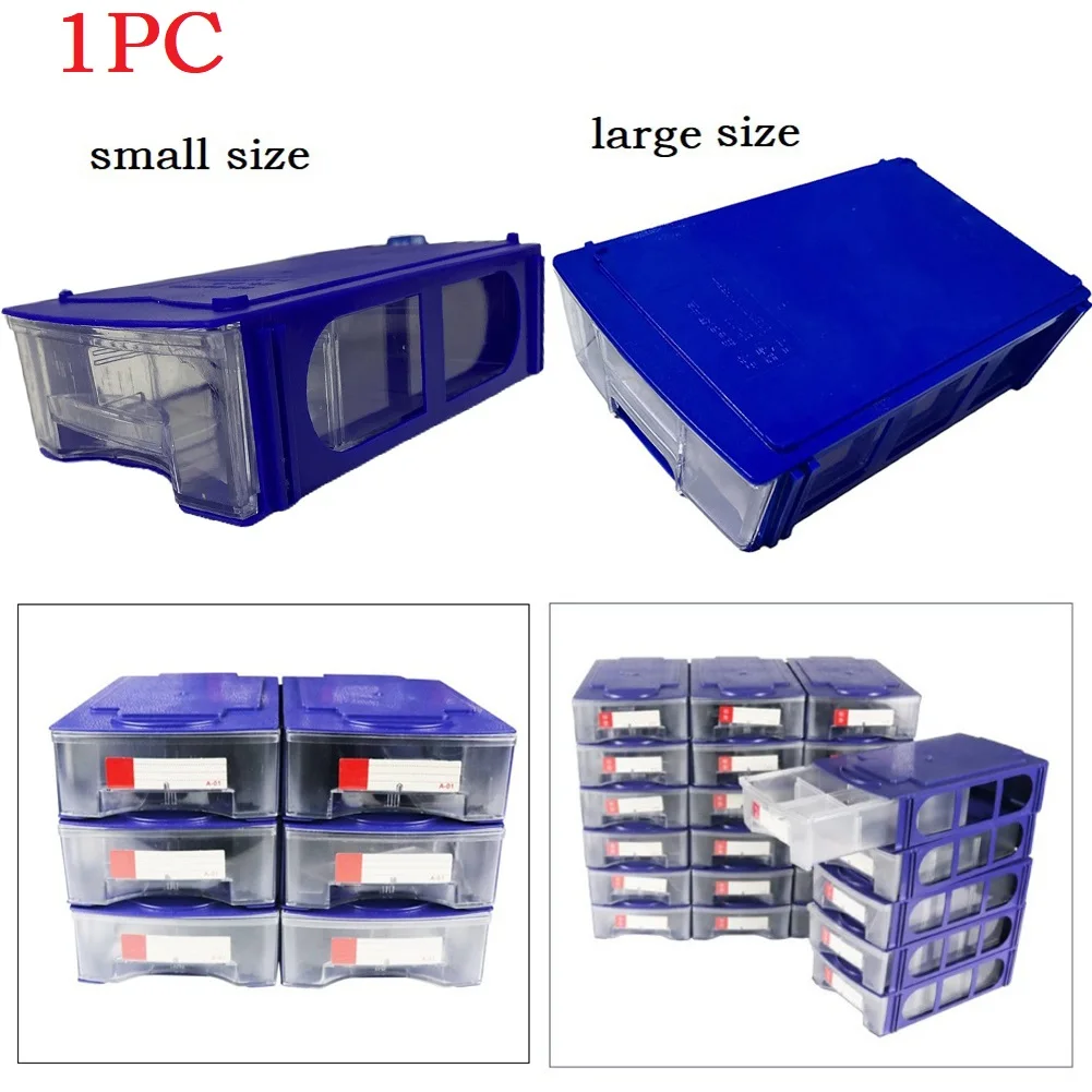 

1 PC Stackable Plastic Hardware Parts Storage Boxes Component Screws Tool Box Durable Stackable Thicken Storage Tool Box