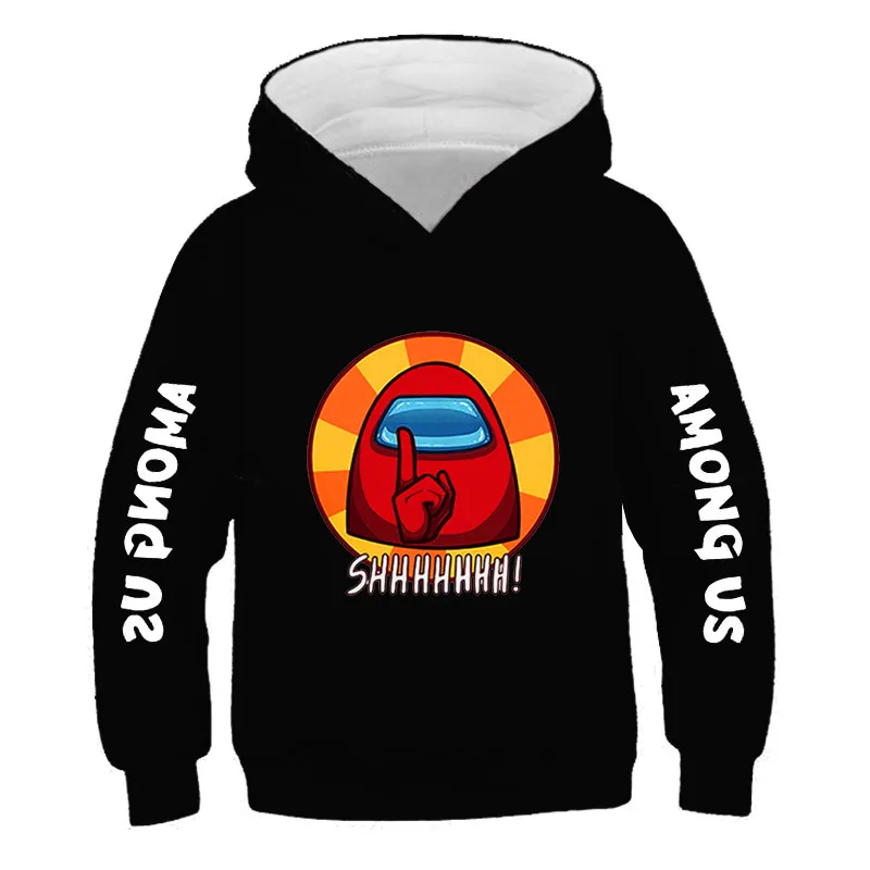 

Baby Boys Cool Among Us Hoodie Cartoon Sweatshirt Kid Clothes Spring Autumn Impostor Coat Children Game Impostor Hooded