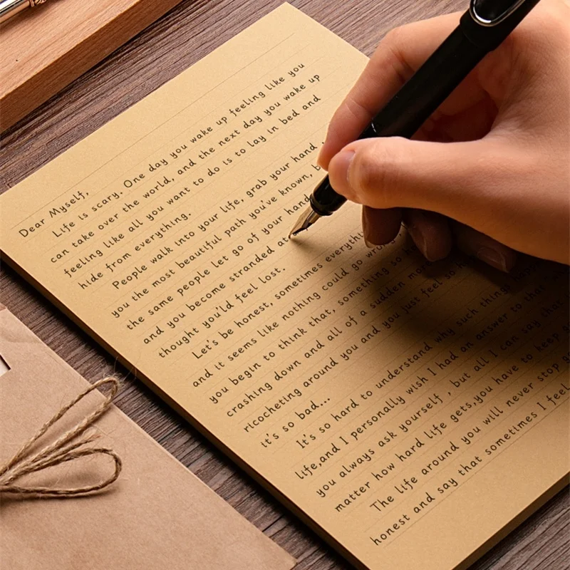 

50 sheets A4/B5/A5 Vintage Kraft paper Writing Letter Stationery Romantic Creative Note craft Paper painting packaging paper