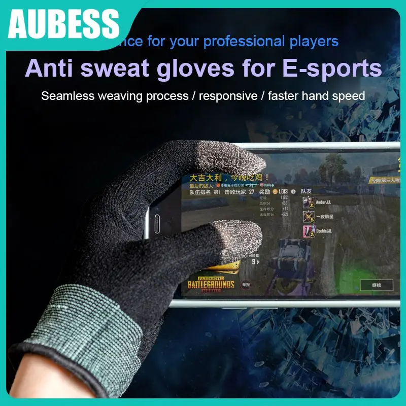 

Gaming Finger Non-scratch Cell Phones Game Controller Anti Slip Thumb Sleeve Gloves 1pair Finger Sleeves For Gamer Accessories
